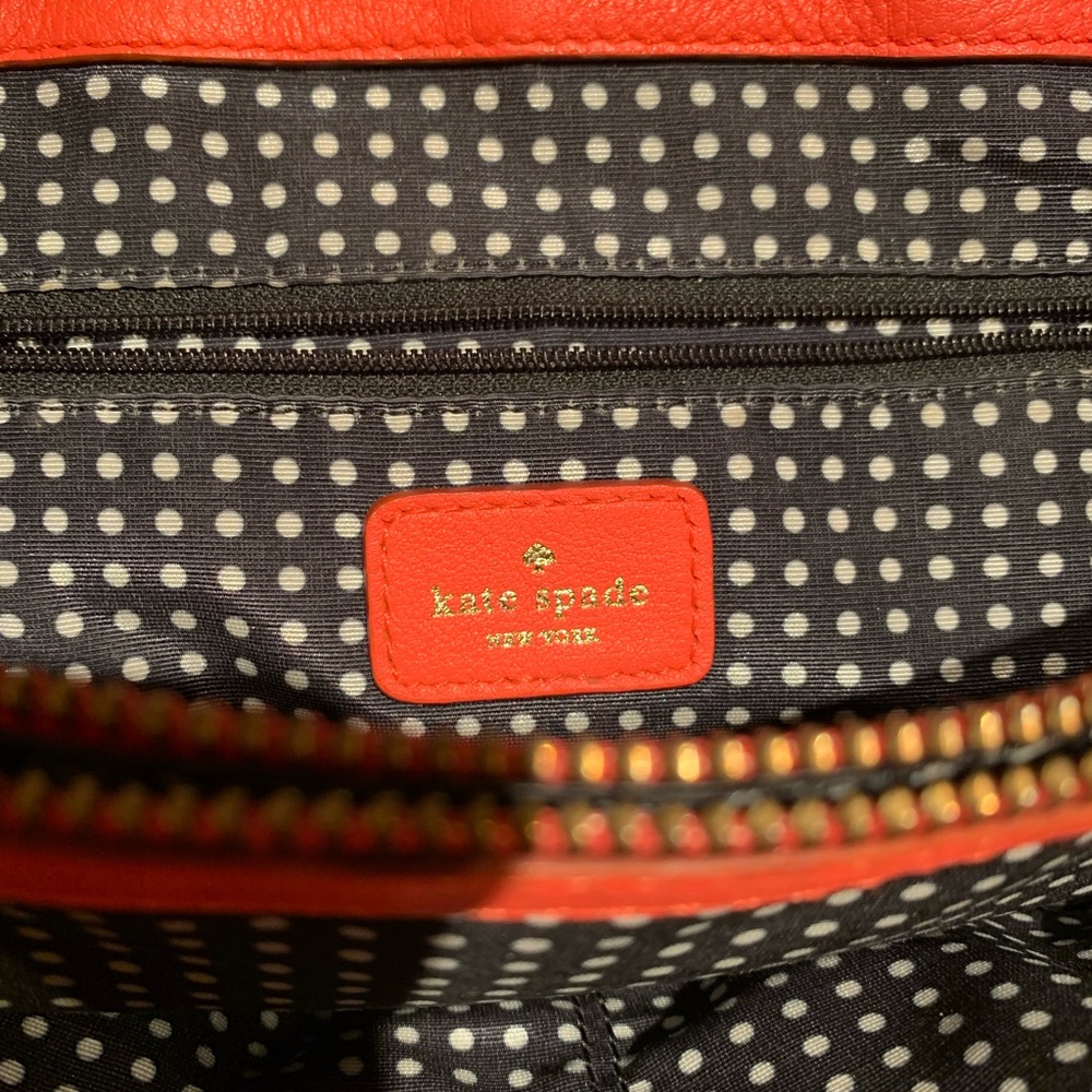 Kate Spade Quilted Aston Court Coral Leather&Chain - Picture 9 of 15